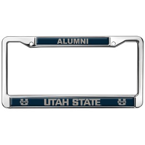 Utah State University Alumni Design Full Size Standard License Plate Metal Frame - 1 of 4