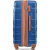 Whisen 3-Piece Luggage Sets, ABS Hardside Lightweight Suitcases with 3 Different Sizes and TSA Lock and Spinner Wheels - 4 of 4