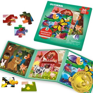 QUOKKA Magnetic Puzzle Book for Toddlers 3-5 - 1 of 4