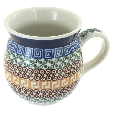 Blue Rose Polish Pottery Athena Bubble Mug