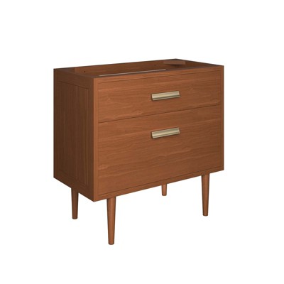 Modway Cassia 36" Teak Wood Bathroom Vanity Cabinet (Sink Basin Not Included)
