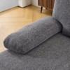 Karl Home |110 in. W Pillow Top Arm Chellie 4-Seat U-shaped Sofa in Green - 2 of 4