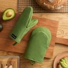 KITCHENAID Gourmet Series Gridlines Mini Oven Mitts 2-Pack Set - 2 of 4