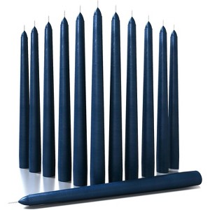 12 inch Taper Candles Set of 12 - Dripless and Smokeless Candle Unscented - Slow Burning Candle Sticks Are Perfect As Thanksgiving Taper Candles - 1 of 4