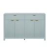 Bella Depot 55.1" Wave-Pattern Sideboard Cabinet with Storage Drawers and Adjustable Shelves - 3 of 4