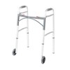 Drive Medical PreserveTech Deluxe Two Button Folding Walker with 5" Wheels - 3 of 4