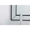 Elegant Lighting Iris beaded mirror 72 x 32 inch in blue - 4 of 4