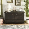 Traditional Wooden 6-Drawer Horizontal Dresser - Hearth & Hand™ with Magnolia Furniture - 2 of 4