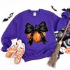 Simply Sage Market Women's Graphic Sweatshirt Coquette Halloween Pumpkin - 3 of 4