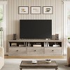 TV Stand for 75 Inch TV, Entertainment Center with Storage Drawer, TV Console with Open Shelves - 3 of 4
