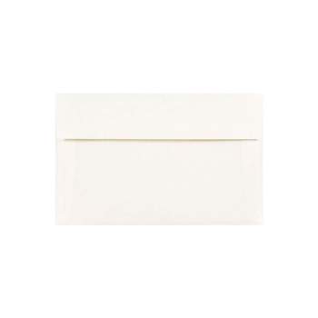 JAM Paper A10 Parchment Invitation Envelopes 6 x 9.5 White Recycled 16082