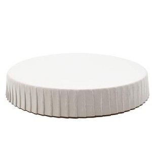 TravelWell Round 3.54 Inch Diameter White Paper Cup Lids 400/Pack - 1 of 4