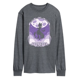 Men's - Pokémon - Mewtwo Mew Celestial Long Sleeve Graphic T-Shirt - 1 of 4