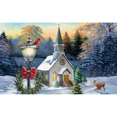 Briarwood Lane Gathered Together Winter Doormat