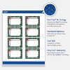 Avery Labels, 2" x 3", Silver-Green Plaid, Matte, 80ct - 3 of 4