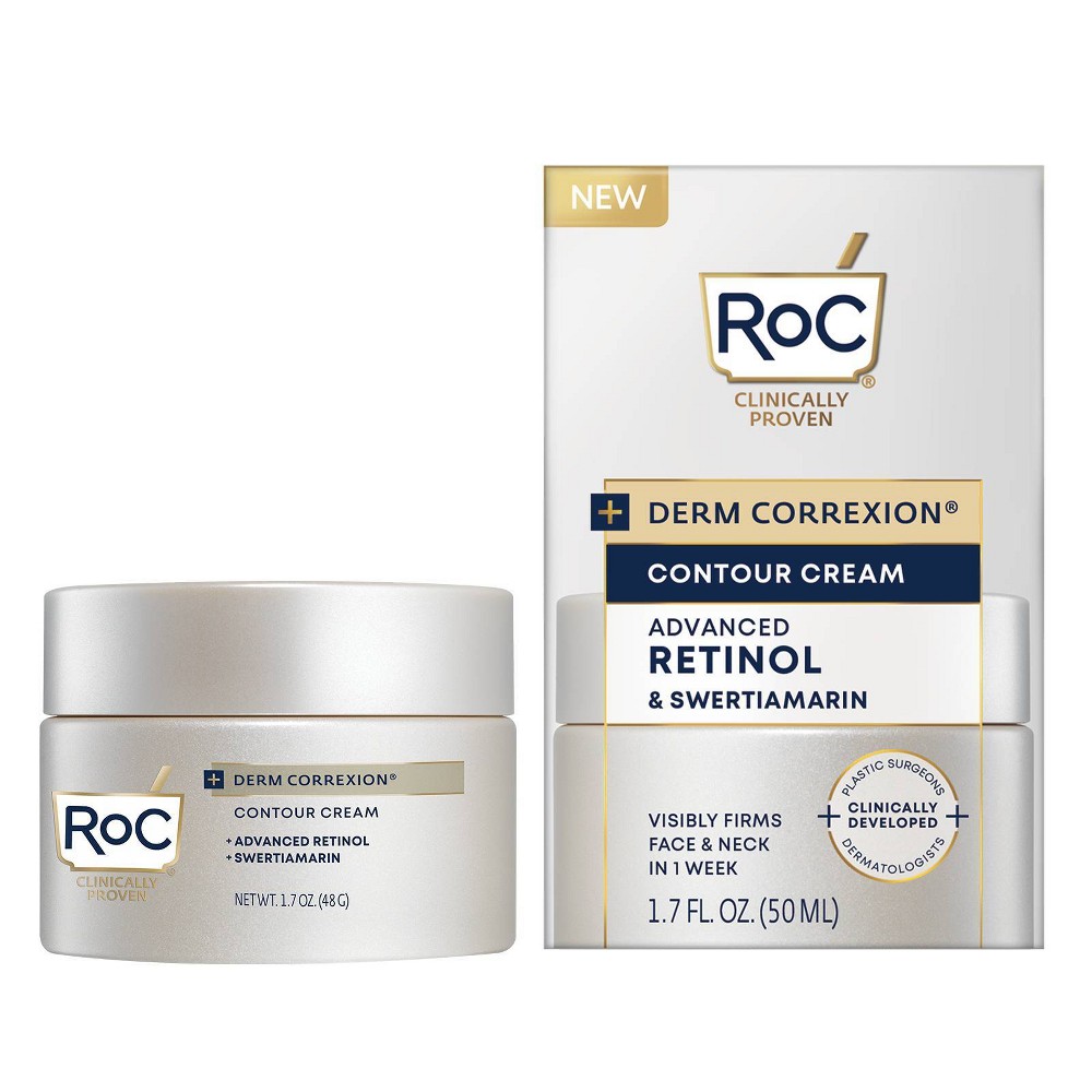 Photos - Cream / Lotion RoC Derm Correxion Contour Cream for Face and Neck​ - 1.7oz 