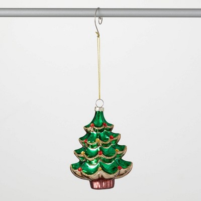 5"H Sullivans Christmas Retro Christmas Tree Ornament  Multicolor