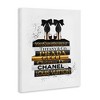 Stupell Industries Black Gold White Glam Bookstack, 16" x 20" - 3 of 4