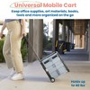 ECR4Kids Universal Rolling Cart, Black - 3 of 4