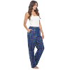 Casual Nights Women's Flannel Pajama Sleep Pants, Super Soft Plaid Pjs Bottoms - 2 of 4