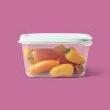 Snap & Store Rectangle Food Storage Containers - 48 fl oz/2ct - up&up™ - 2 of 3