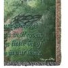 Manual Woodworks and Weavers Faith & Inspiration Throw, Little Bit of Heaven in Our Home 50" x 60" - 3 of 3