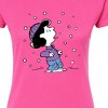 Women's - Peanuts - Lucy Snow Fitted Graphic T-Shirt - 2 of 4