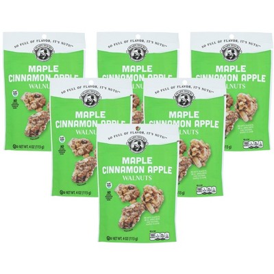 Pears Snacks Maple Cinnamon Apple Walnuts - 6 pack, 4 oz