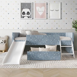 CasePiece Loft Bed in Velvet (1/2) - 1 of 4