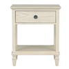 VYNXARIA French-Inspired Design Nightstand,Classic night stand with open storage,Cream - 2 of 4