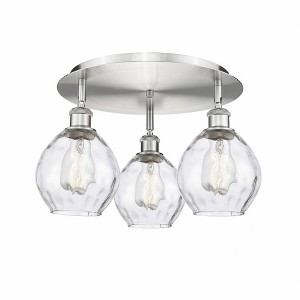 Waverly - 3 Light Flush Mount In Industrial Style-9 Inches Tall and 17.75 Inches Wide - 1 of 1