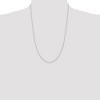Black Bow Jewelry 1mm Sterling Silver Solid Open Cable Chain Necklace - 2 of 4