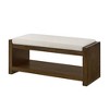 NicBex Modern 40" Slim Shoe Rack Ottoman Bench, Space Saving Entryway Storage with Removable Cushion & Lower Shelf for Apartment - 4 of 4