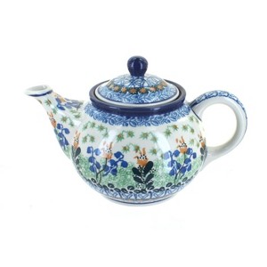 Blue Rose Polish Pottery 264 Ceramika Artystyczna Small Teapot - 1 of 1