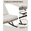 Outdoor Rocking Lounge Chair, Patio Chaise Lounge with Removable Cushion - 4 of 4