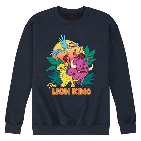 Disney The Lion King Graphic Fleece Sweatshirt Navy 2 X large Target