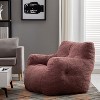 KTMBDW Large Bean Bag Chair with Filling, 40 inch Memory Foam Bean Bag Chairs, Ultra Soft Fabric for Living Room, Bedroom - 2 of 4