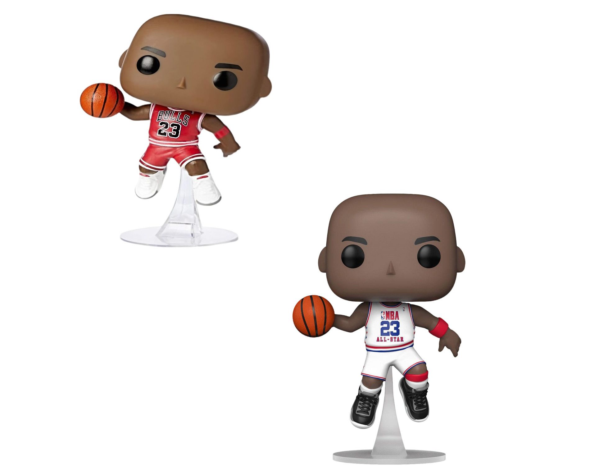 Funko Pop! 2 Pack Michael Jordan - Chicago Bulls #54 & NBA All Stars #137