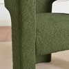 KINWELL 28" Wide Boucle Upholstered Square Armchair - 4 of 4