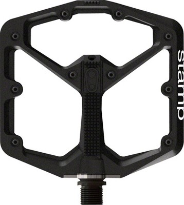 Photo 1 of Crank Brothers Stamp 7 Platform Pedals 9/16" Aluminum Body Hex Pins Black Large