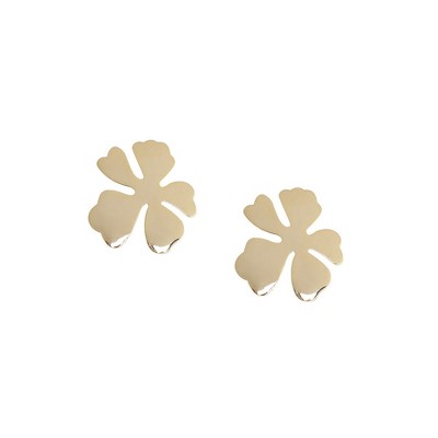 SOHI Women's Minimal Flora Stud Earrings