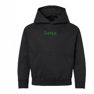 The Juniper Shop Embroidered Lucky Typewriter Youth Graphic Hoodie - 1 of 4