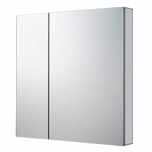Fine Fixtures Bathroom Medicine Cabinet - Single Door, Recessed/Surface Mount - Right/Left Hinged - Mirrored Interior - 1 of 4