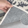 Area Rug Non-Slip Vintage Floral Carpet - Non-Shedding Textured Throw Rug for Living Room, Bedroom, Kitchen - 4 of 4