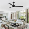 Airsurfer 52'' Ceiling Fan with Lights and Remote, 6 Speed, 3 Plywood Blades, 5''/10'' Downrods,3 LED Colors - 4 of 4