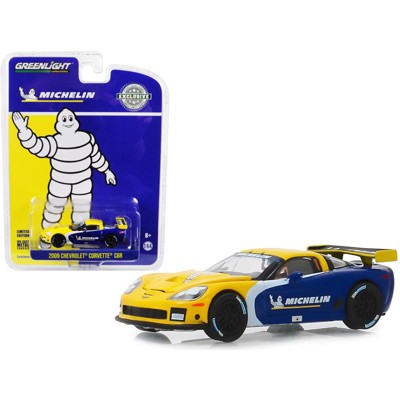 2009 Chevrolet Corvette C6R "Michelin Tires" "Hobby Exclusive" 1/64 Diecast Model Car by Greenlight