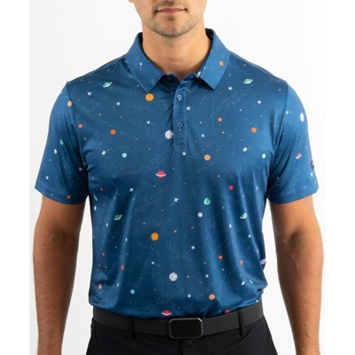 Men's Space Man Golf Polo - Yatta Golf