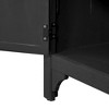 Lyngins Sideboard Buffet Cabinets with 3 Doors,Metal Handles,Wood Legs,Adjustable Shelves,Coffee Bar Cabinets,Credenzas for Kitchen,Entryway - 4 of 4