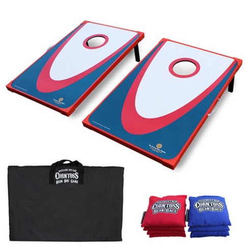 Driveway Games All Weather Indoor/outdoor Cornhole Game Set With 2 Target  Boards And 8 Bean Bags - Red : Target