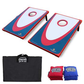 Driveway Games Backyard Edition Corntoss Bean Bag Cornhole Game Set with 2 Target Boards, 8 Bean Bags, and Carry Bag for Indoor or Outdoor Use